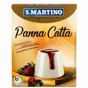 Mix pentru Pamma Cotta fara gluten cu fructe de padure, 105 g, S.Martino