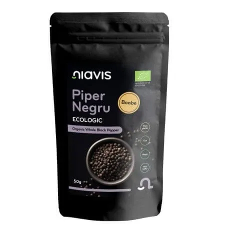 Piper Bio negru boabe, 50 g, Niavis — preț și oferte