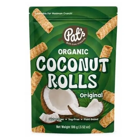 Rulouri Bio, Nuca de Cocos, 100 g, Pat's — preț și oferte