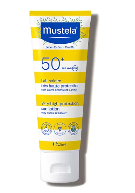 Loțiune Protecție Solară Foarte Ridicată SPF 50+, Mustela | 40 ml — preț și oferte