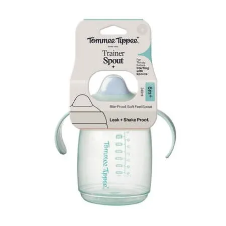 Cana de antrenament cu capac, Verde, +6 luni, 240 ml, Tommee Tippee — preț și oferte