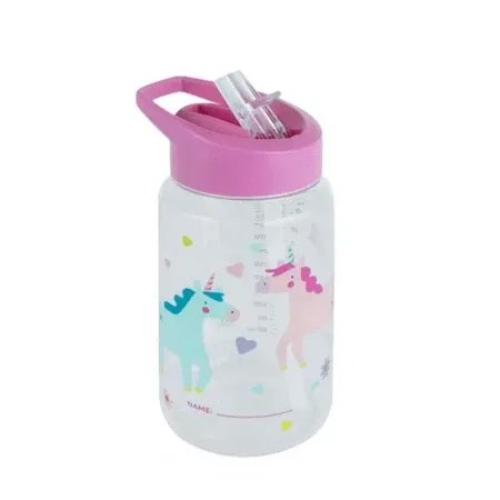 Sticla de tranzitie cu pai din tritan, Kiddie Fantasy, 1 bucata, Miniland — preț și oferte