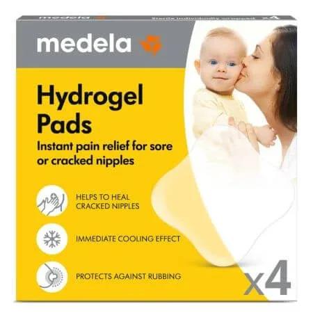 Tampoane cu hidrogel pentru sani, 4 bucati, Medela — preț și oferte