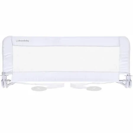 Bariera rabatabila pentru pat Prague, 110 x 45.5 cm, Alb, 18 luni+, Dreambaby — preț și oferte