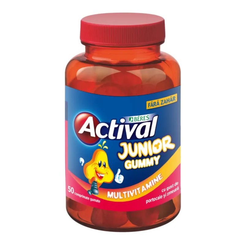 Actival Junior Gummy, 50 comprimate gumate, Beres BERES PHARMACEUTICALS — preț și oferte