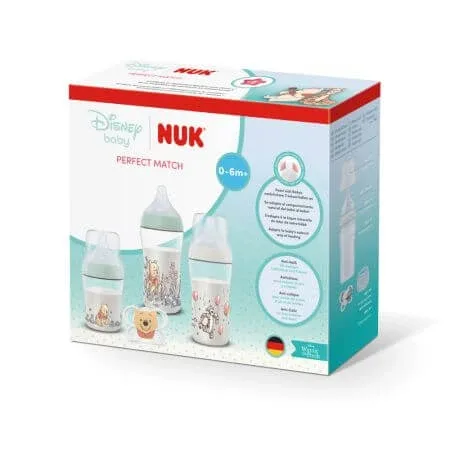 Set Perfect Match, Winnie the Pooh, 0-6 luni, Nuk — preț și oferte