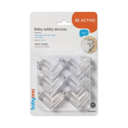 Set de protectie pentru colturi, 6 luni+, 12 bucati, Babyono — preț și oferte