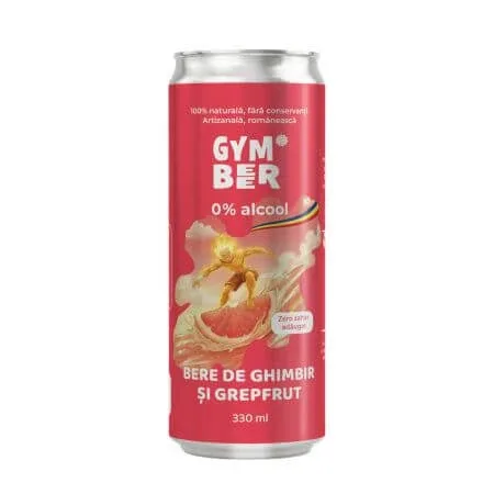 Bere cu ghimbir si grepfruit 0% alcool, 330 ml, Rayam — preț și oferte