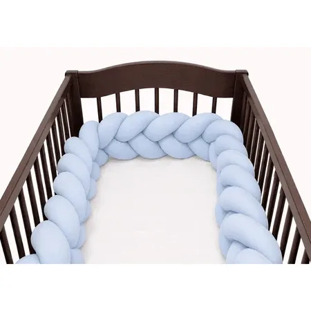 Protectie impletita pentru patut, 240 cm, Blue, Mc Ana — preț și oferte