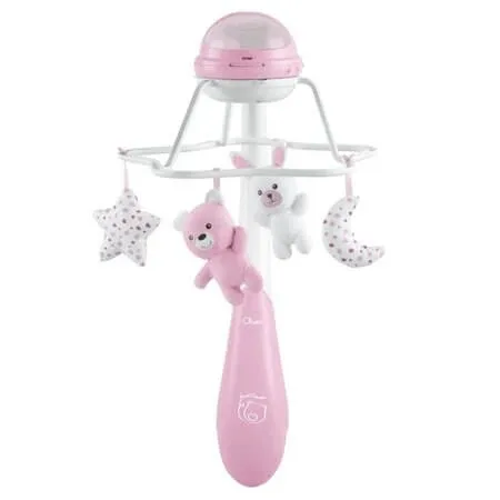 Carusel muzical cu proiectie 3 in 1, Rainbow, Roz, 0 luni+, Chicco — preț și oferte