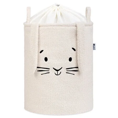 Cos pliabil pentru depozitare, Crem, Fluffy Toy Boucle Rabbit, 43 L, Sipo — preț și oferte
