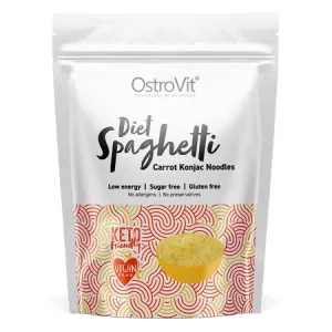 Paste noodles dietetice din konjac cu morcov, 400 g, OstroVit