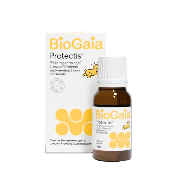 Protectis picaturi probiotice pentru copii, BioGaia | 10 ml EWOPHARMA — preț și oferte