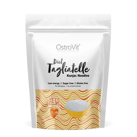 Paste din konjac noodles Diet Tagliatelle, 400 g, Ostrovit — preț și oferte