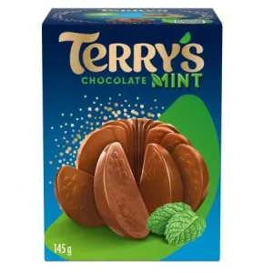 Ciocolata cu lapte si aroma de menta, 145 g, Terry’s