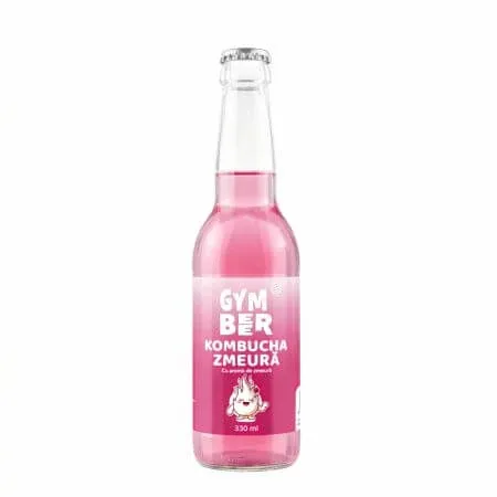Kombucha cu aroma de zmeura, 330 ml, Rayam — preț și oferte