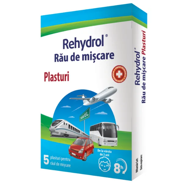 Rehydrol Rau de Miscare plasturi, MBA Pharma | 5 Plasturi — preț și oferte
