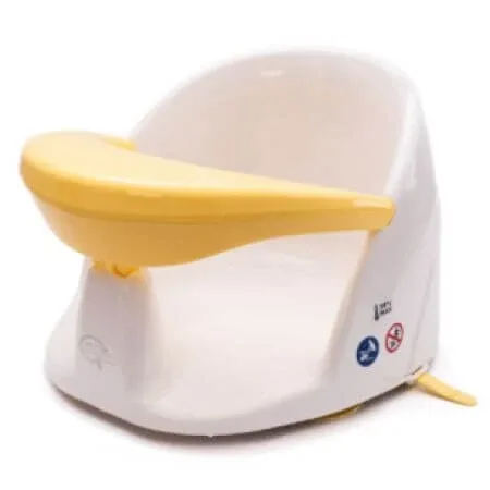 Scaunel de baie rotativ 360°, Alb/Galben, 5 luni+, Babydam — preț și oferte