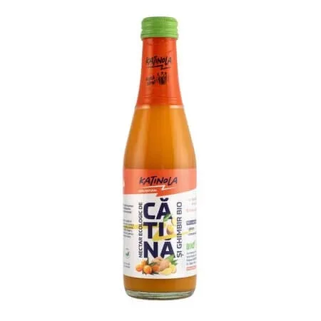 Nectar organic de catina si ghimbir, 250 ml, Katinola — preț și oferte