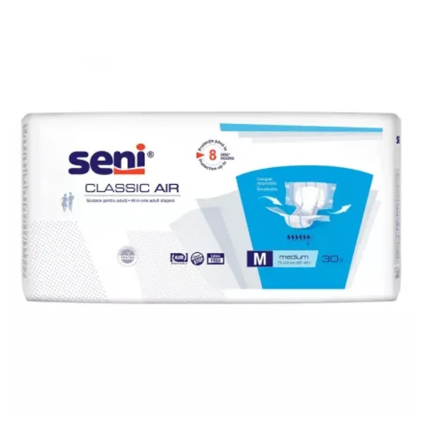 Scutece CLASSIC AIR Medium, Seni | 30 bucati TZMO SA — preț și oferte
