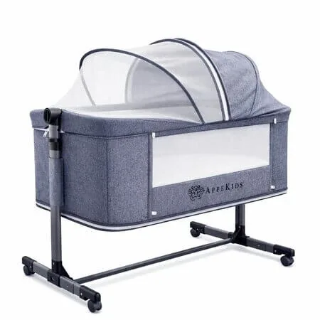 Co-Sleeper 4 in 1 Dreamy, Grey, 0-12 luni, AppeKids — preț și oferte