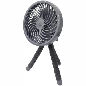 Ventilator portabil cu protectie si picioare flexibile, Gri, Dreambaby