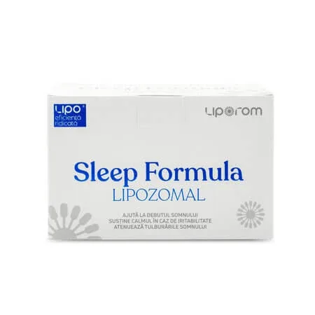 Sleep Formula Lipozomal, 30 plicuri, Liporom Liporom, Liposhell — preț și oferte