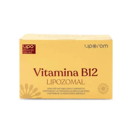 Vitamina B12 Lipozomala, 300 mg, Liporom Liporom, Liposhell — preț și oferte