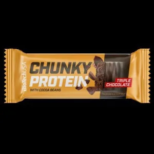 Baton proteic Chunky Protein, Tripple Chocolate, 50 g, BioTechUSA