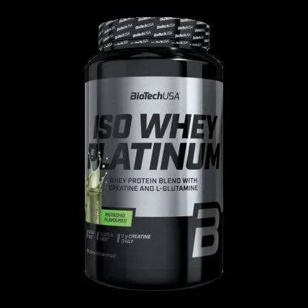 Pudra proteica Iso Whey Platinum, Pistachio, 908 g, BioTechUSA — preț și oferte