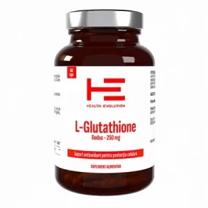 L-Glutation Redus, 250 mg, 60 capsule, Health Evolution