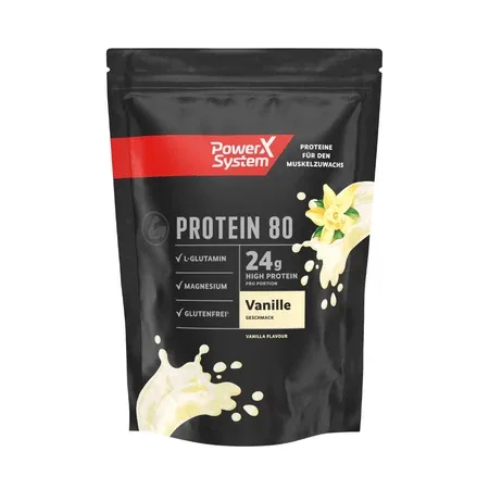 Pudra proteica Protein 80, Vanilla, 360 g, PowerX System — preț și oferte