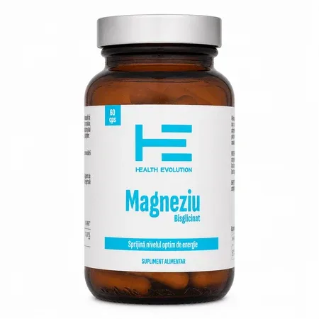 Magneziu Bisglicinat, 625 mg, 60 capsule, Health Evolution — preț și oferte