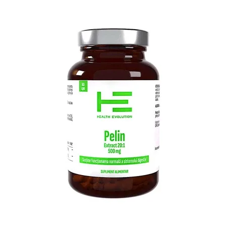 Pelin Extract, 500 mg, 60 capsule, Health Evolution — preț și oferte