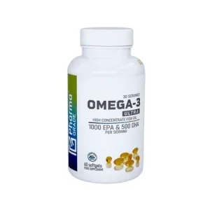 Omega-3 Ultra, 60 capsule moi, Pharma Grade