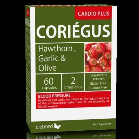 Coriegus Cardio Plus, 60 capsule, Dietmed — preț și oferte