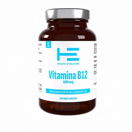 Vitamina B12, 1000 mg, 60 tablete, Health Evolution — preț și oferte