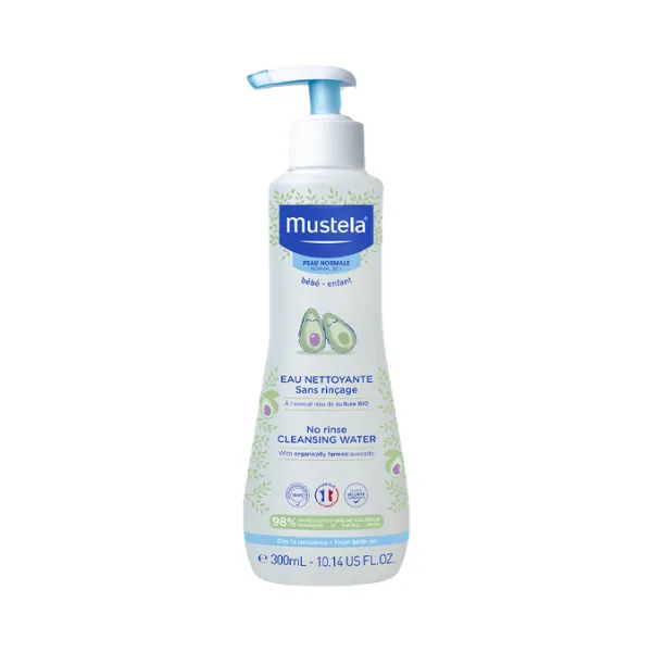 Apa de curatare fara clatire cu Avocado Organic, Mustela | 300 ml — preț și oferte