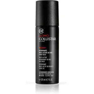 Collistar pentru bărbați, loțiune deodorantă multi-activă cu efect de 48 de ore, spray uscat, 125 ml