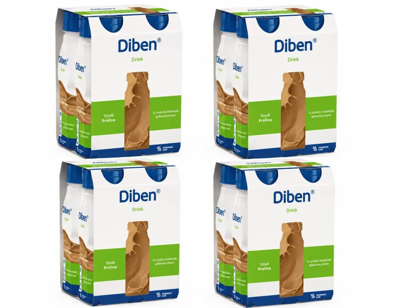 Diben Drink, preparat nutritiv, aromă de praline, 16x200 ml Fresenius Kabi Germania — preț și oferte