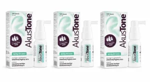 Akustone, spray pentru urechi, 3x15 ml