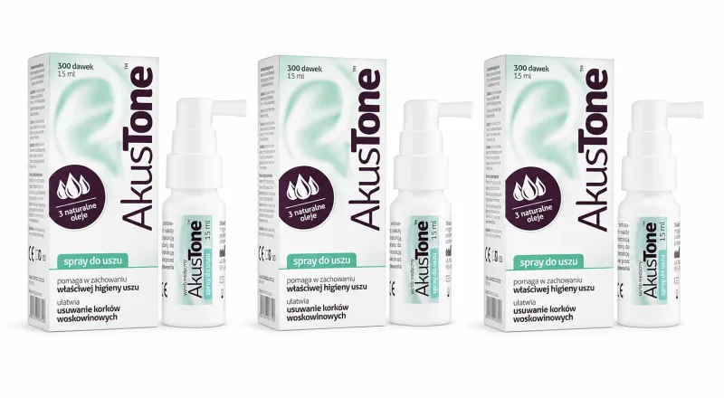 Akustone, spray pentru urechi, 3x15 ml AFLOFARM — preț și oferte