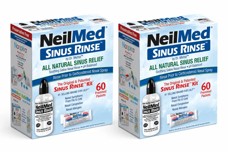 Sinus Rinse Kit, set de irigare a sinusurilor pentru adulți 2 buc NeilMed — preț și oferte