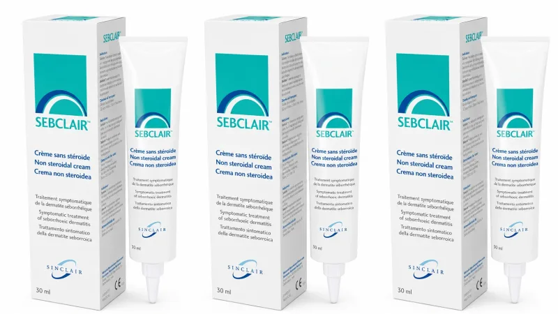 Sebclair Cremă dermică pentru dermatită seboreică 3x30 ml — preț și oferte
