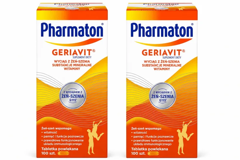Pharmaton Geriavit, 2x100 comprimate filmate — preț și oferte
