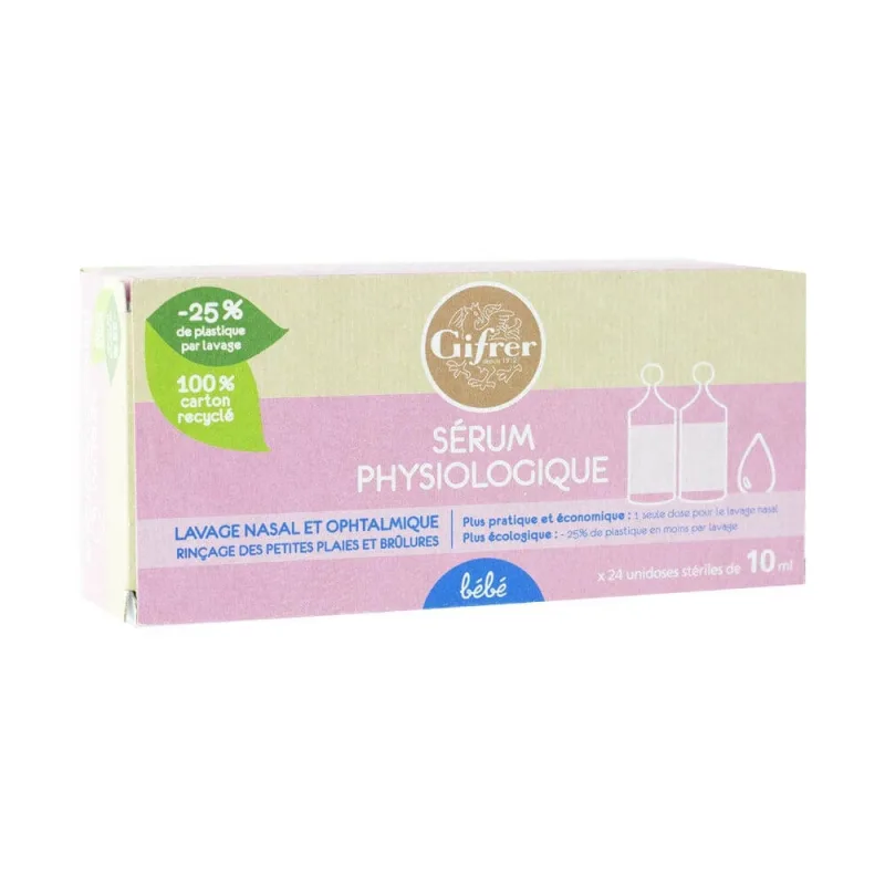 Gifrer Physiologica ser fiziologic pentru copii 24x10ml — preț și oferte