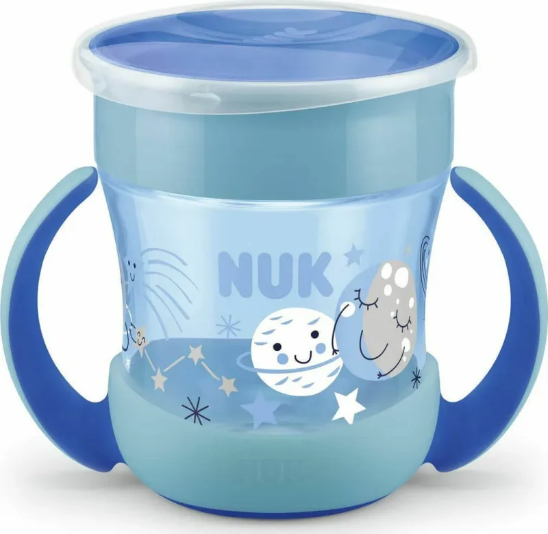 NUK Mini Magic Cup Night Cup cu margine și capac De la 6 luni, 160ml 10.751.352 În diferite culori - Albastru — preț și oferte