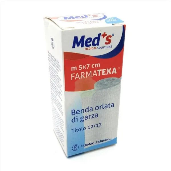 Med's FarmaTexa Hemmed Gauze Bandage 12/12 Cm7x5m — preț și oferte