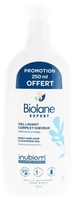 Biolane Expert Gel de spălare pentru corp și păr 500 ml + 250 ml cadou