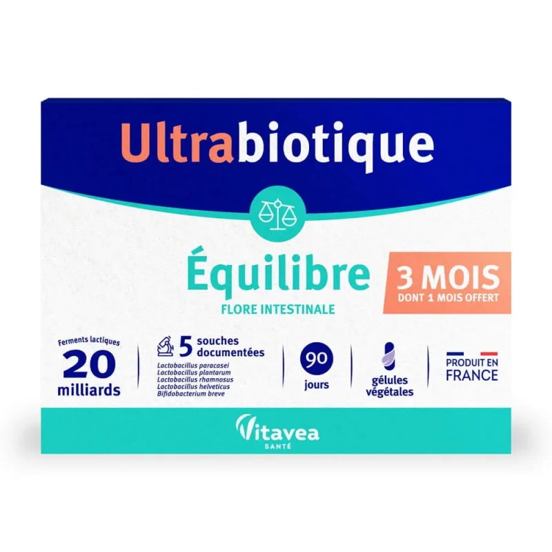 Vitavea Santé Ultrabiotic Balance Intestinal Flore 3x30 Gelule — preț și oferte